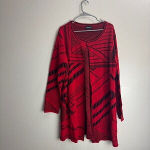 Ashro Vintage Cardigan Womens Pattern Sweater